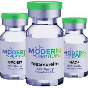Modern peptides vials